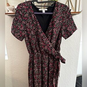 Floral print maxi dress